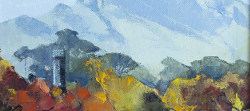 Autumn Vine Study - Oude Libertas | 2013 | Oil on Canvas | 40 X 30 cm